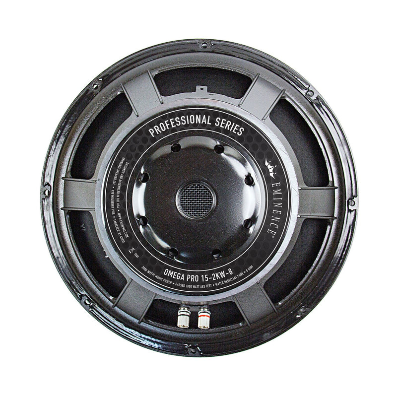 Eminence OMEGA PRO-15-2KW-8 15" 2000 Watt 8 Ohm w/ 4" VC Subwoofer