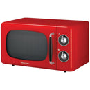 Magic Chef .7 Cubic-ft 700-Watt Retro Microwave Red MCD770CR