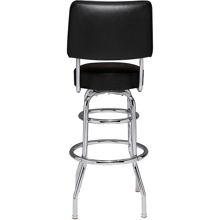 Fender 30“ Blackout Backrest Barstool - Black