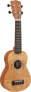 Kahua 21“ Soprano Burl Maple Ukulele - KA-21BL