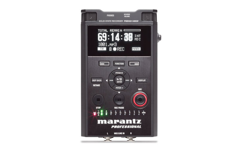 Marantz Handheld Solid State Recorder w/ Mic & File Encryption - PMD661MKIII