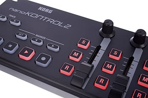 Korg nanoKONTROL2 Slim-line USB-MIDI Controller - Black - NANOKON2BK