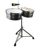 Tycoon 14″ & 15″ Gunpowder Timbales Drums - TTI-1415 GP