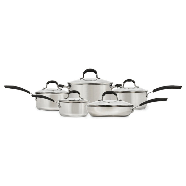 Starfrit 030899-001-0000 10-Piece Stainless Steel Cookware Set