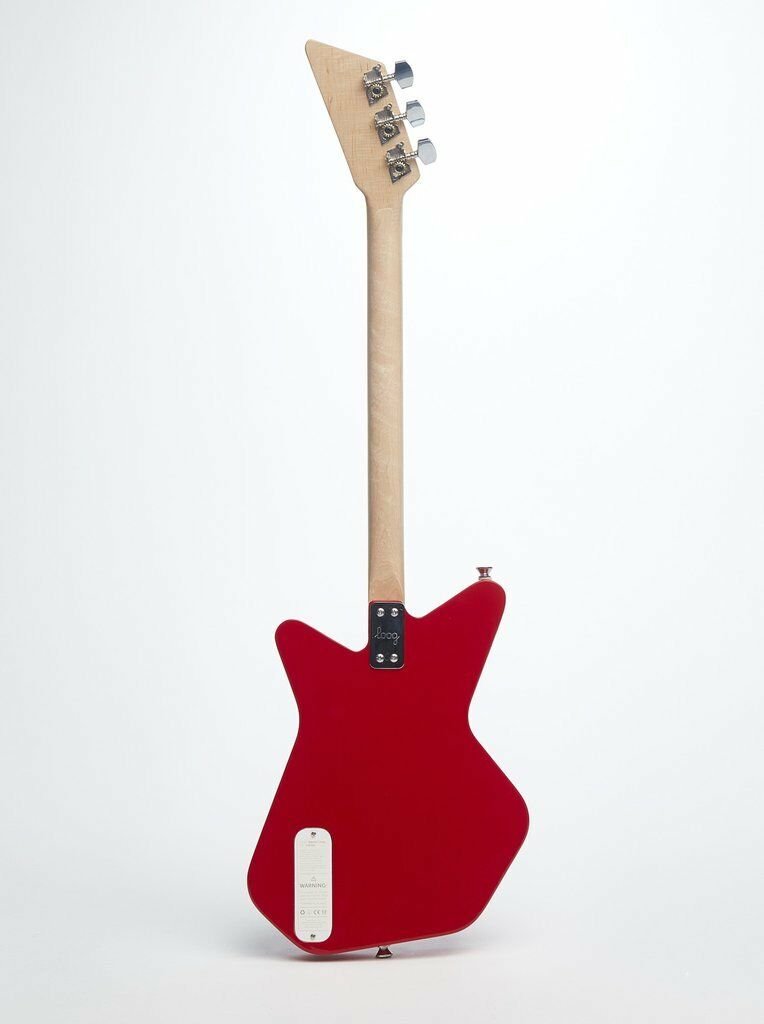 Loog Pro 3-Stringed Solidbody Electric Guitar - Red