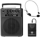 Nady Wireless Portable Compact PA Full-Range Speaker System - WA-120BT HM