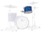 Gretsch Catalina Club 7x10 Tom Drum - Satin Blue Flame - CT1-0710T-BSF