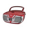 Sylvania Retro Portable CD Radio Boombox - SRCD211-RED