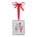 Snowman and Deer Ornament (Set of 12)