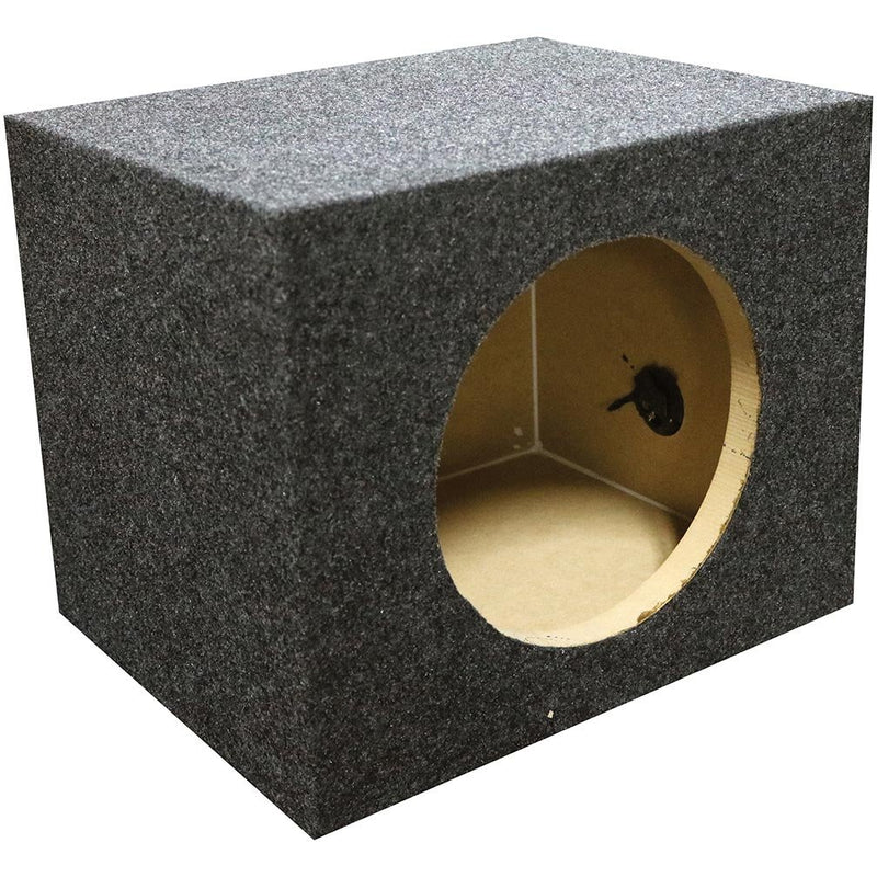 Qpower Empty Woofer Box 12" Square  QSMPSQ12E