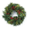 Mixed Pine and Magnolia Wreath 21"D