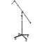 On-Stage Tripod Studio Mic Boom w/ 7" Mini Boom Extension & Casters - SB96+