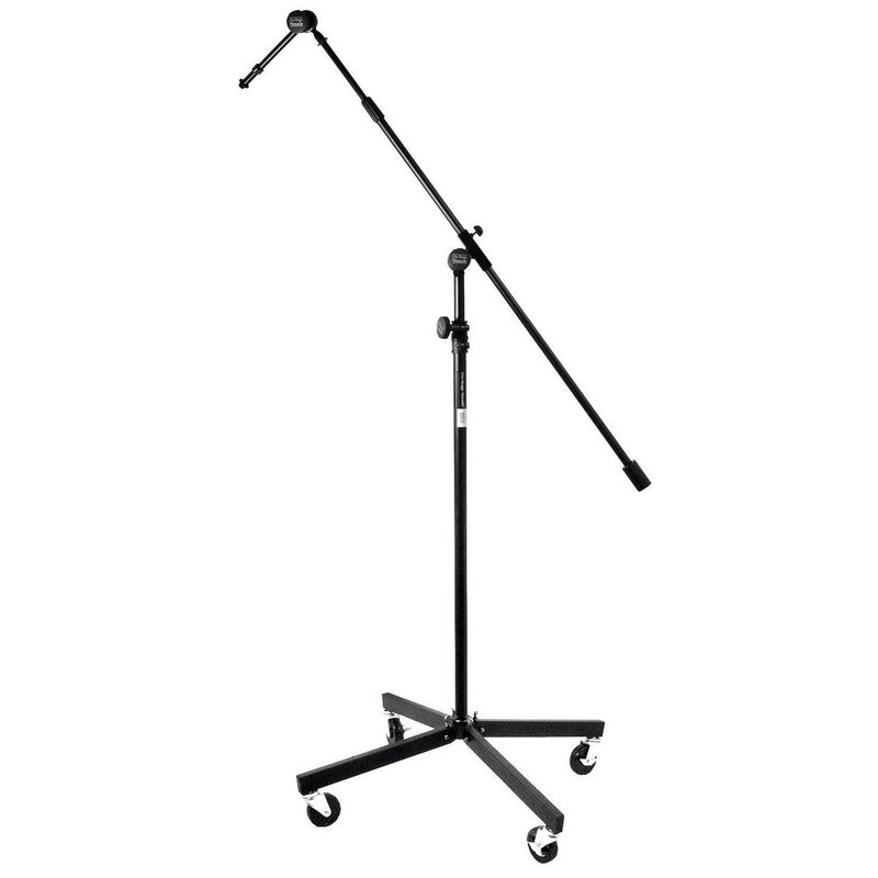 On-Stage Tripod Studio Mic Boom w/ 7" Mini Boom Extension & Casters - SB96+