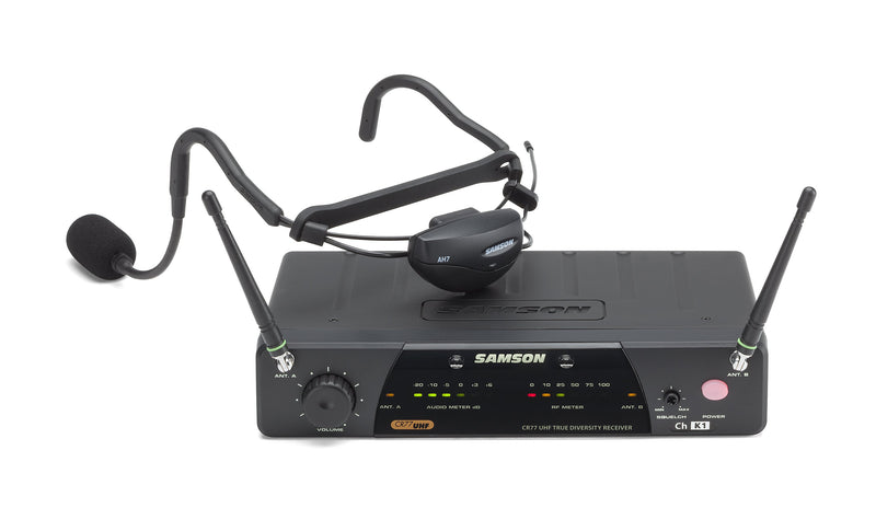 Samson AirLine 77 AH7 Fitness Headset Wireless System - Frequency K3