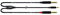 Cordial 20' Y Adapter - 1/8″ TRS to Left/Right 1/4″ Mono Connector - CFY6WPP