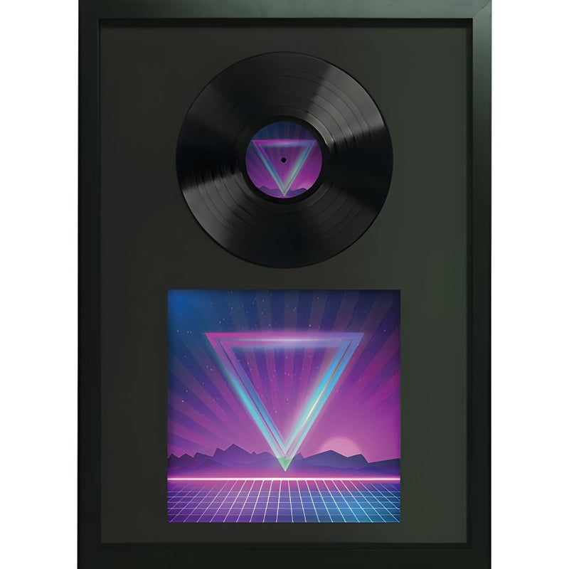 Abysse America Album & Vinyl Collector Frame - Black