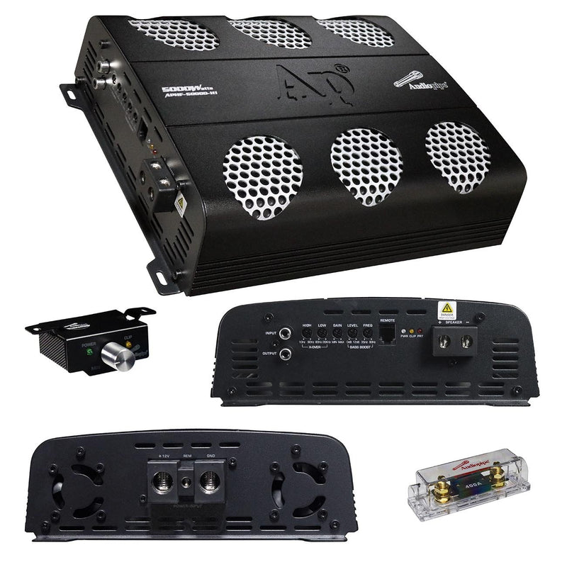 Audiopipe Full Range Class D Monoblock Amplifier 5000 Watts APHF-5000D-H1