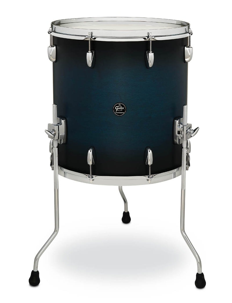 Gretsch Renown 16x16 Floor Tom Drum - Satin Antique Blue Burst - RN2-1616F-SABB