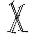 On-Stage Double-X Stand Keyboard Bundle w/ Bag, Bench & Sustain Pedal - KPK2088