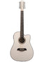 Oscar Schmidt Dreadnought 12 String Acoustic Electric Guitar - White - OD312CEWH