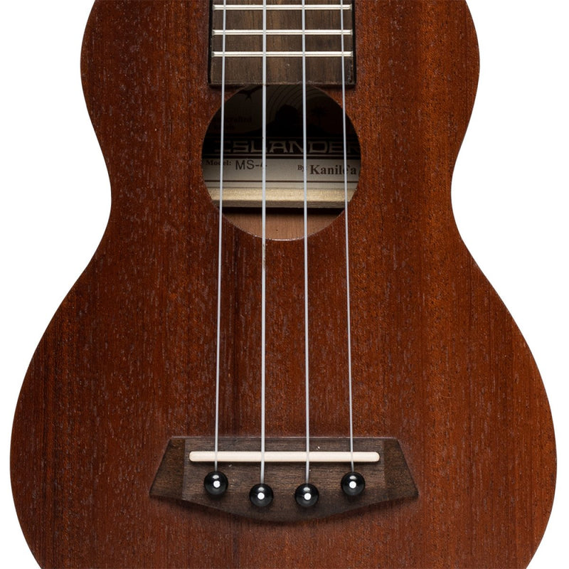 Islander Traditional Soprano Ukulele with Mahogany Top - MS-4