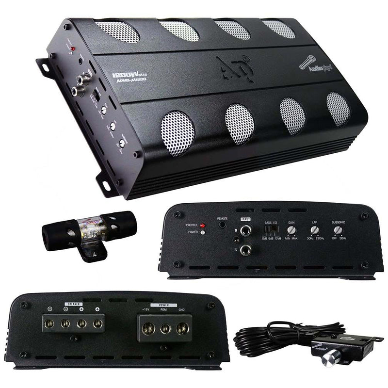 Audiopipe Amplifier D Class 1200 Watts APHD-M1200