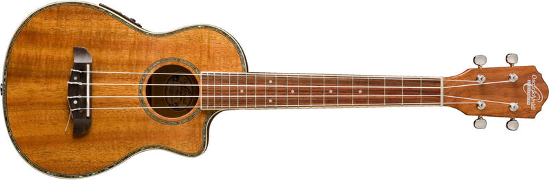 Oscar Schmidt Tenor Acoustic Electric Ukulele - Koa Satin - OU6LCEK-A-U