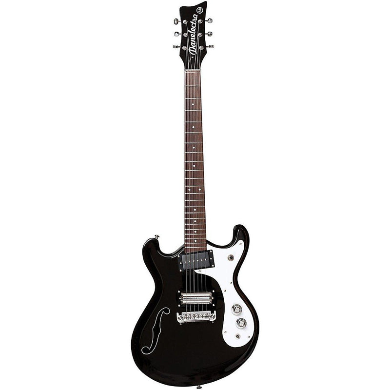 Danelectro '66 Classic Semi-Hollow Electric Guitar - Black - D66-BLK