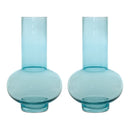 Blue Glass Vase (Set of 2)