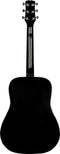 Jasmine J-Series Dreadnought Acoustic Guitar w/ Case - Black - JD39-BLK