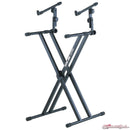 Quik Lok QL-642 X-Style Double Brace Two-Tier Heavy Duty Keyboard Stand