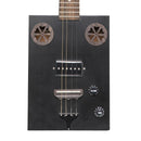 JN Guitars Acoustic Electric 4-String Cigar Box Guitar w/ Gig Bag - Cask Coal