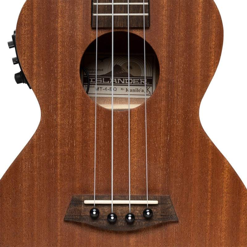 Islander Electro-Acoustic Traditional Tenor Ukulele with Mahogany Top - MT-4 EQ