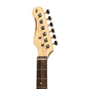 Stagg Left-Handed Electric Guitar - Brilliant Black - SES-30 BK LH