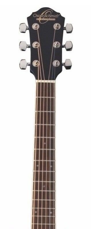 Oscar Schmidt OGHS 1/2 Size Dreadnought Acoustic Guitar Black - OGHSB