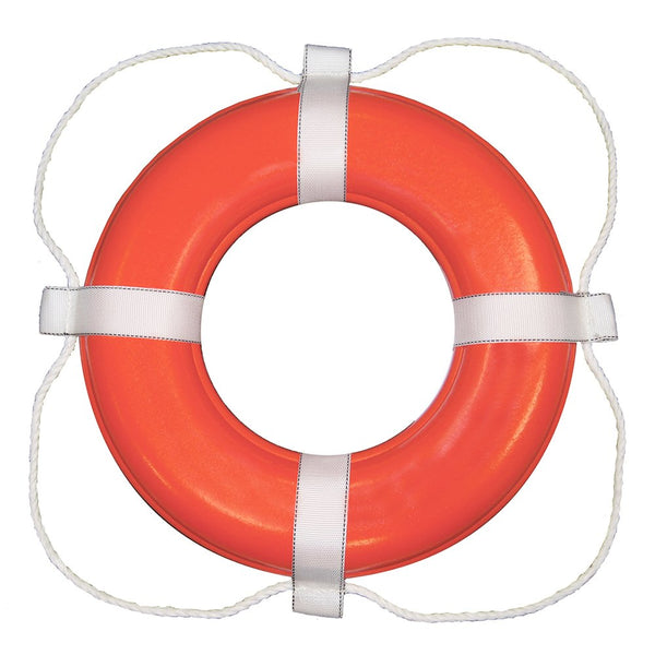 Taylor Made Foam Ring Buoy - 30" - Orange w/White Grab Line 383