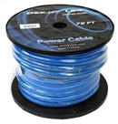 Deejay LED 2 Gauge 72' Copper Power Cable for Car Audio Amplifiers - Blue