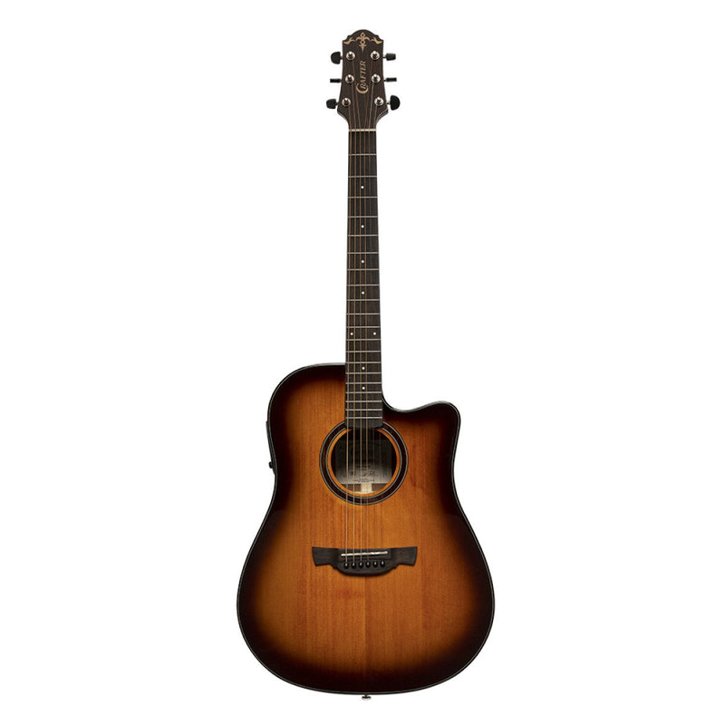 Crafter Able 600 Cutaway Dreadnought Electric-Acoustic Guitar - Vintage Sunburst