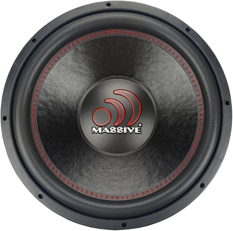 Massive 15" 700 Watts RMS Dual 4 Ohm Subwoofer - GTX154