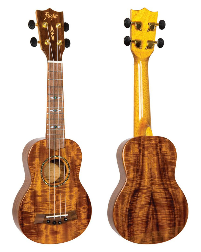 Flight Glossy Acacia Soprano Ukulele Supernatural Series – DUS445