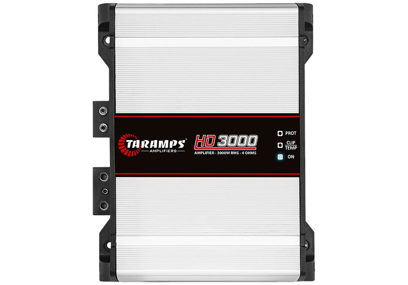 Taramps Single Channel 3000 Watt Car Audio Amplifier with Bass Boost - HD3000.1