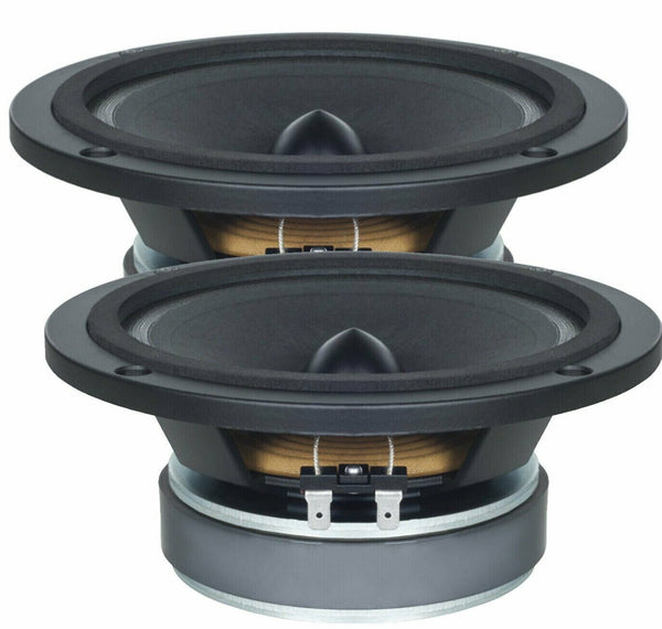 B&C 6PEV13 6.5" 8 Ohms & 240 Watts Cone Midrange Car Speaker - Pair