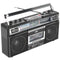 QFX ReRun X Cassette Player Boombox w/ 4-Band Radio, MP3 Converter & Bluetooth®