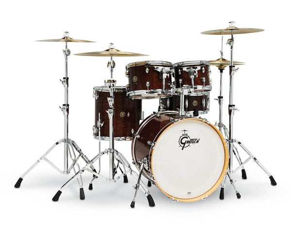 Gretsch Catalina Maple 5 Piece Shell Drum Pack (20/10/12/14/14SN) - Walnut Glaze