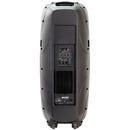 Gemini AS-215BLU-LT Dual 15" 3000W Bluetooth Loudspeaker with LED Lights