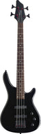 Stagg 4-String "Fusion" 3/4 Electric Bass Guitar - Black - BC300 3/4 BK