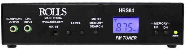 Rolls FM Digital Tuner with XLR Outputs - HRS84