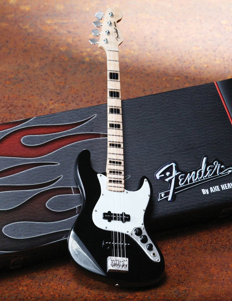 Axe Heaven Fender Black Jazz Mini Bass Guitar Replica - FJ-003