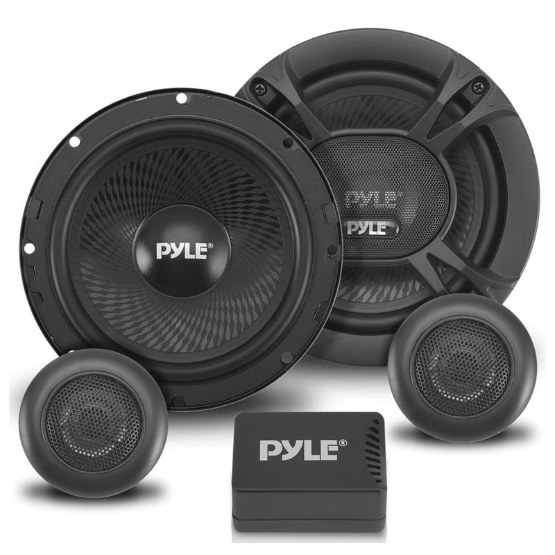 Pyle PL6150BK 6.5-Inch 360-Watt 2-Way Component Speaker System