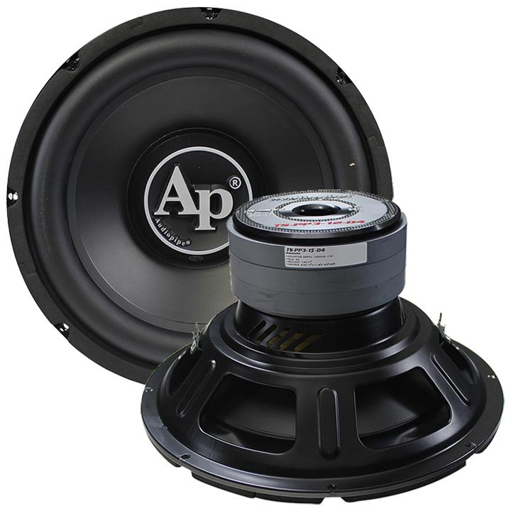 Audiopipe 15" Woofer Dual 4 Ohm 1800W Max TSPP315D4